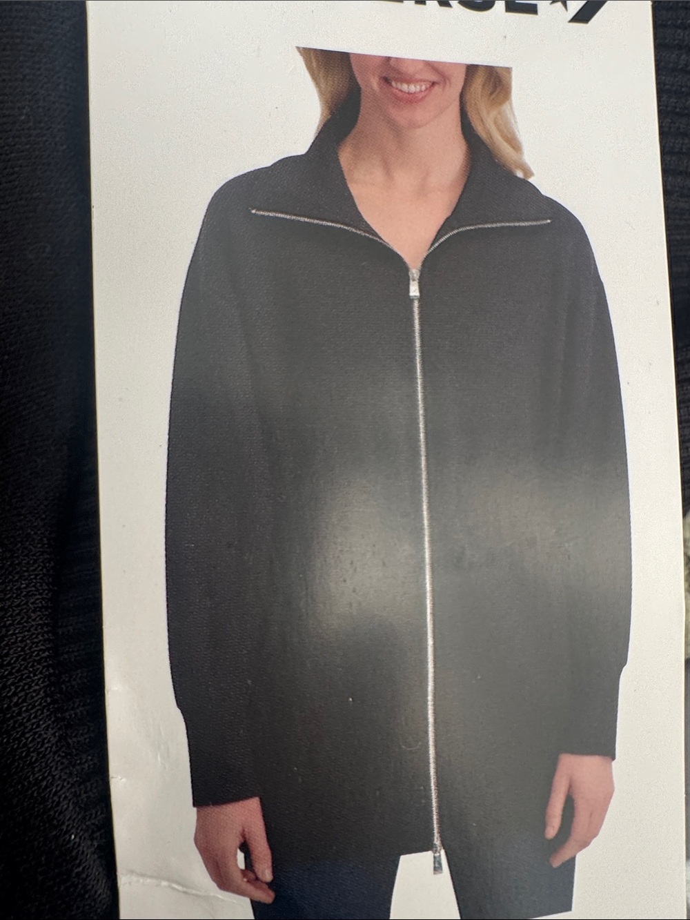 Converse Black Zip-Front Utility Jacket